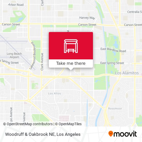 Mapa de Woodruff & Oakbrook NE