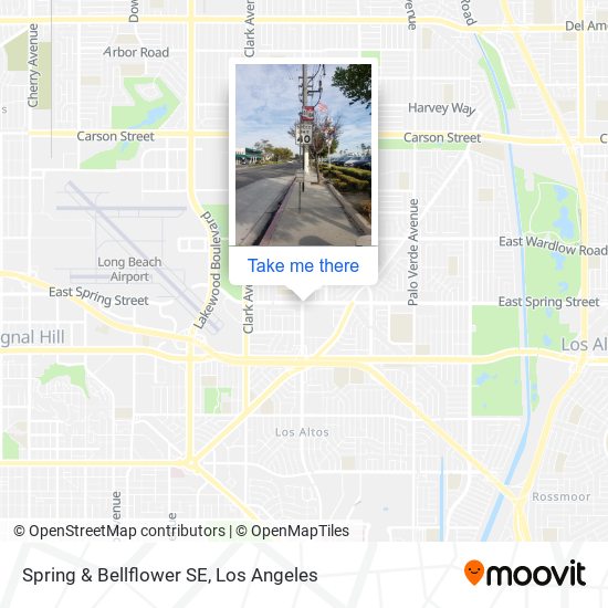 Mapa de Spring & Bellflower SE