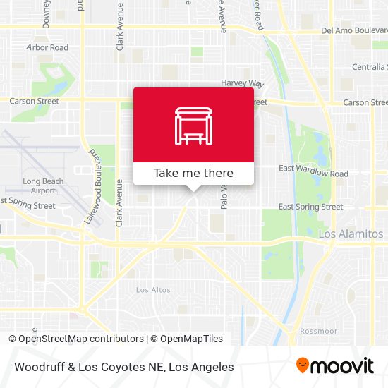 Woodruff & Los Coyotes NE map