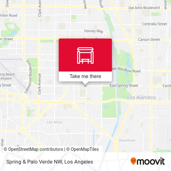 Spring & Palo Verde NW map