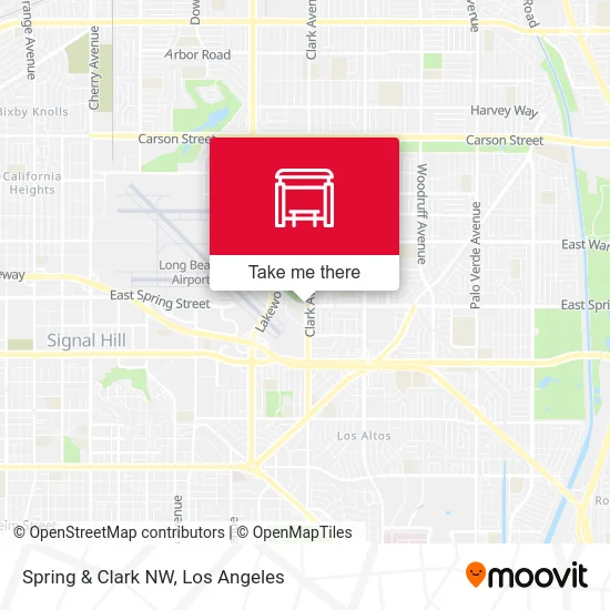 Spring & Clark NW map