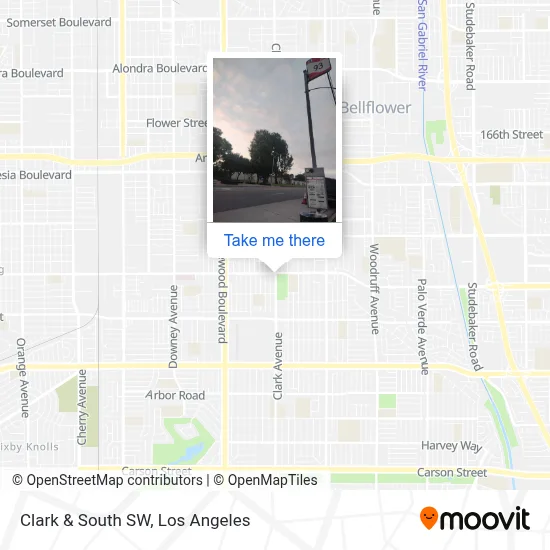 Clark & South SW map