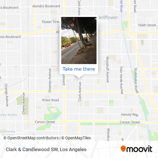 Clark & Candlewood SW map