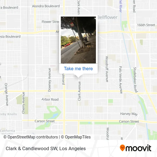 Clark & Candlewood SW map