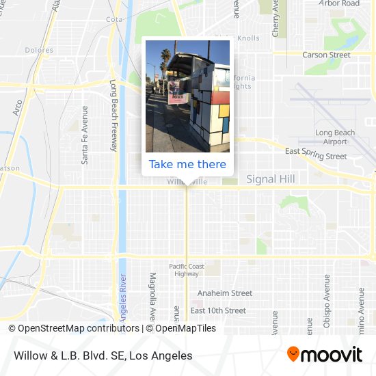 Mapa de Willow & Long Beach Blvd SE