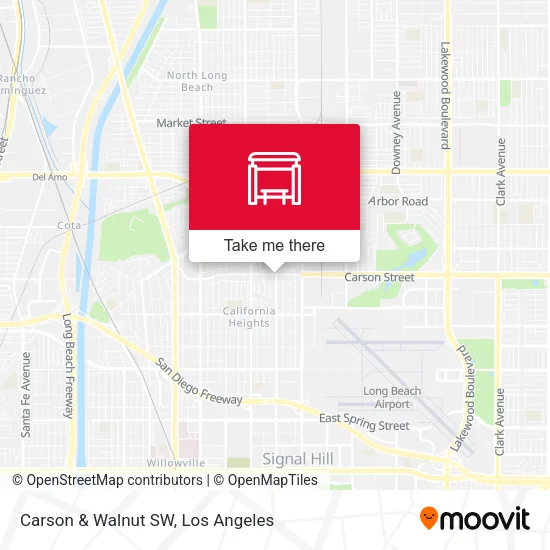 Carson & Walnut SW map