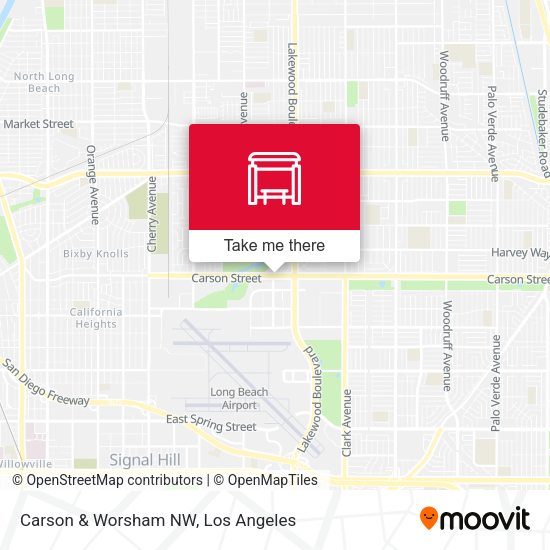 Mapa de Carson & Worsham NW