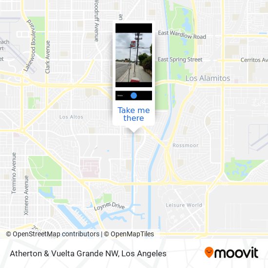 Atherton & Vuelta Grande NW map