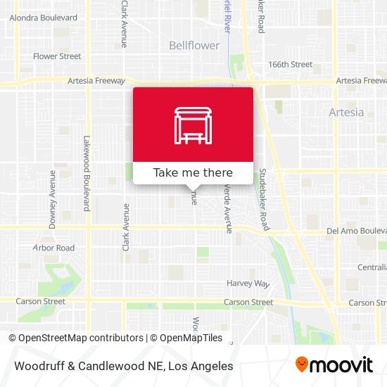 Woodruff & Candlewood NE map