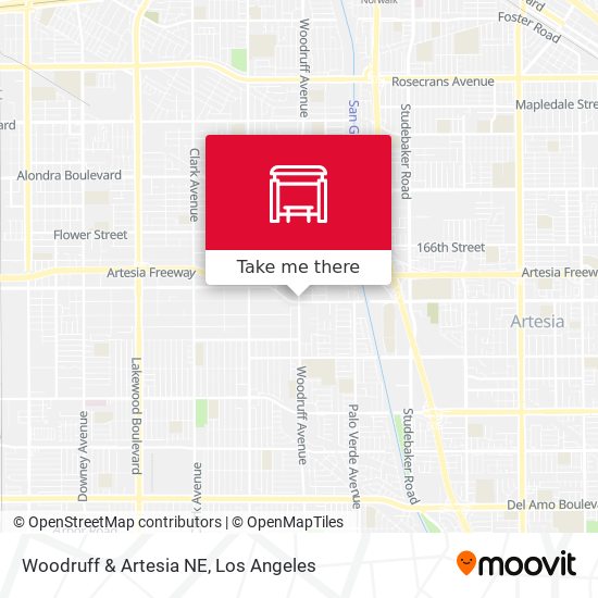 Mapa de Woodruff & Artesia NE