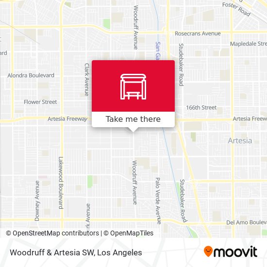 Mapa de Woodruff & Artesia SW