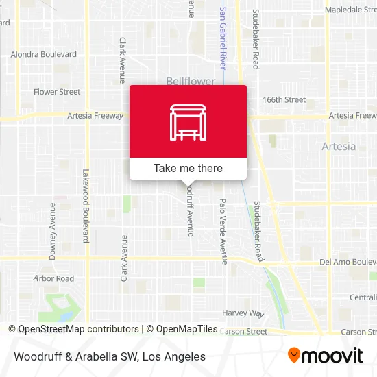 Woodruff & Arabella SW map