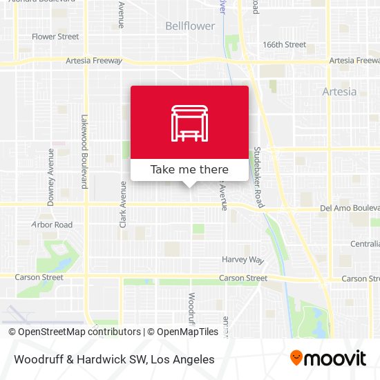Woodruff & Hardwick SW map