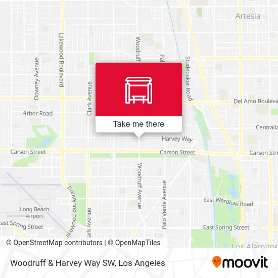 Woodruff & Harvey Way SW map