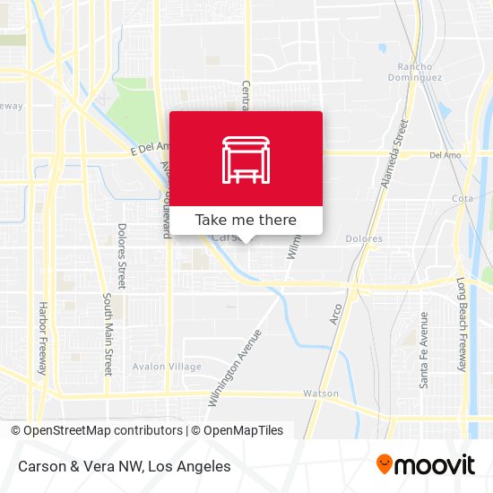 Carson & Vera NW map