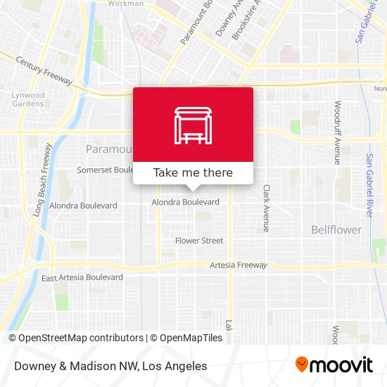 Downey & Madison NW map