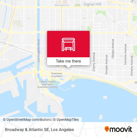 Broadway & Atlantic SE map