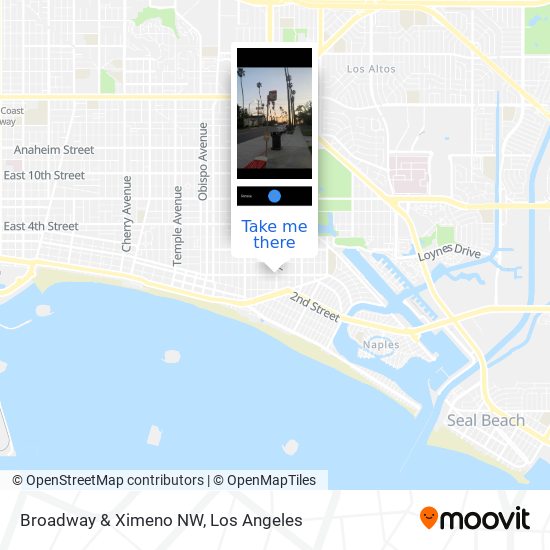 Broadway & Ximeno NW map