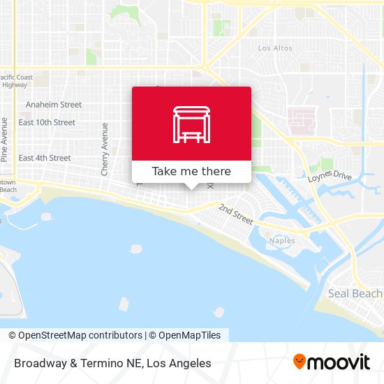 Mapa de Broadway & Termino NE