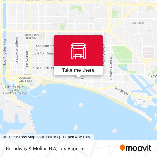 Mapa de Broadway & Molino NW
