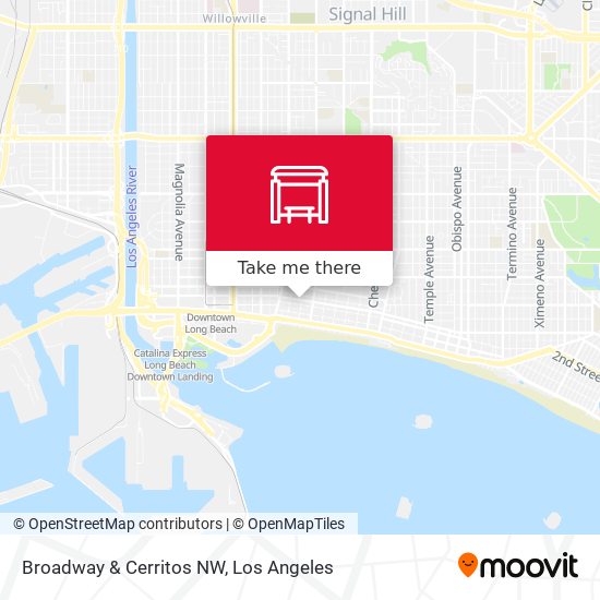 Broadway & Cerritos NW map