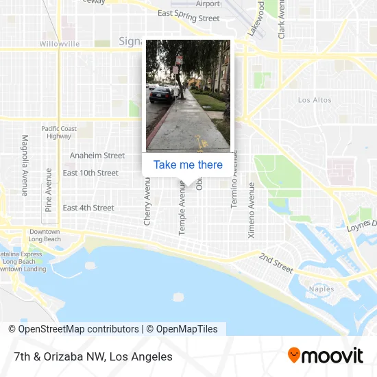 7th & Orizaba NW map
