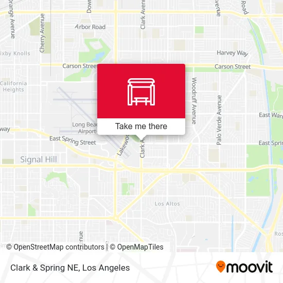 Clark & Spring NE map