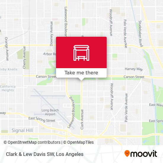 Clark & Lew Davis SW map