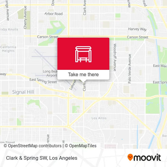 Clark & Spring SW map