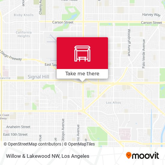 Willow & Lakewood NW map