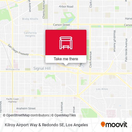 Kilroy Airport Way & Redondo SE map