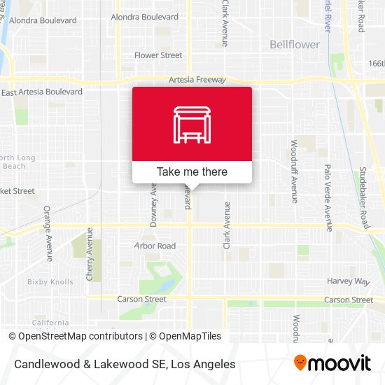 Candlewood & Lakewood SE map