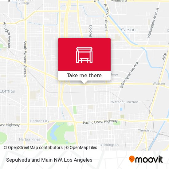 Sepulveda and Main NW map