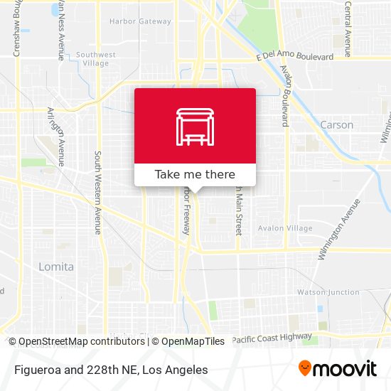 Figueroa and 228th NE map