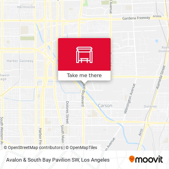 Mapa de Avalon & South Bay Pavilion SW