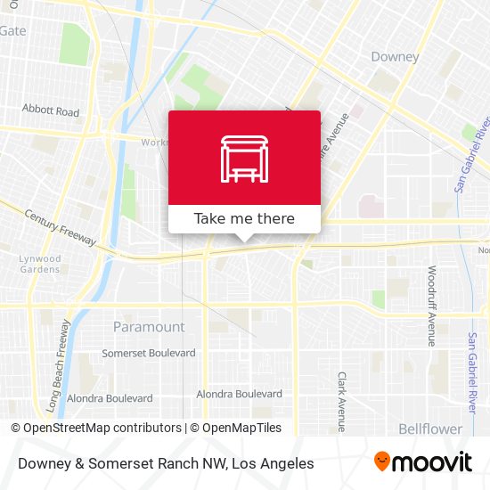 Downey & Somerset Ranch NW map