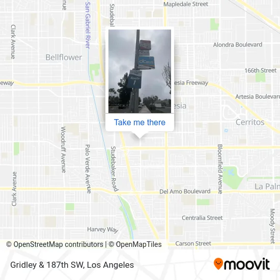 Gridley & 187th SW map