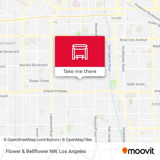 Mapa de Flower & Bellflower NW