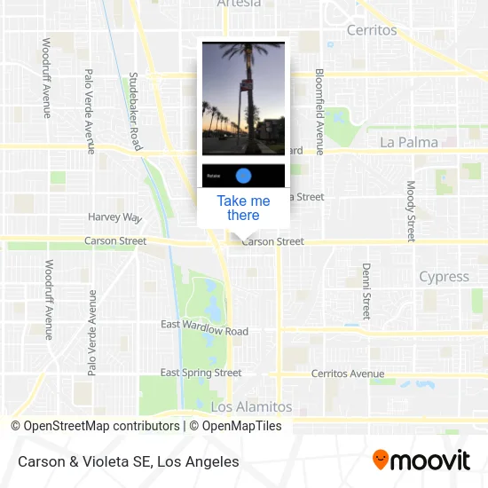Carson & Violeta SE map