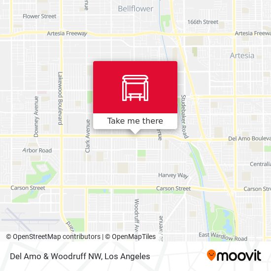 Del Amo & Woodruff NW map