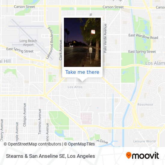 Stearns & San Anseline SE map