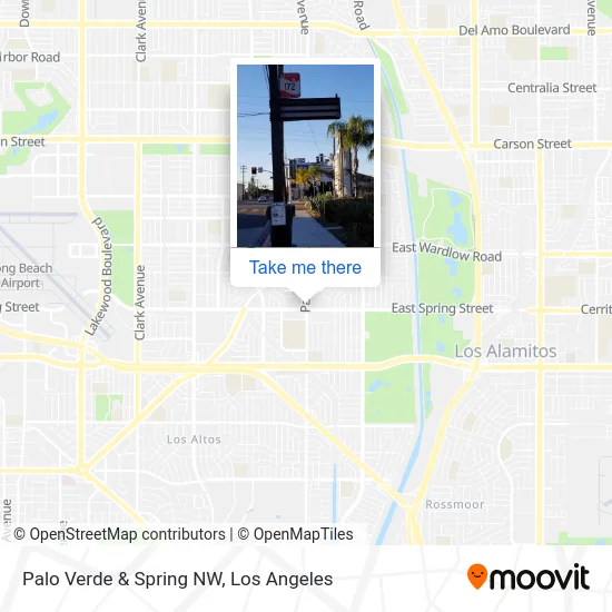 Palo Verde & Spring NW map