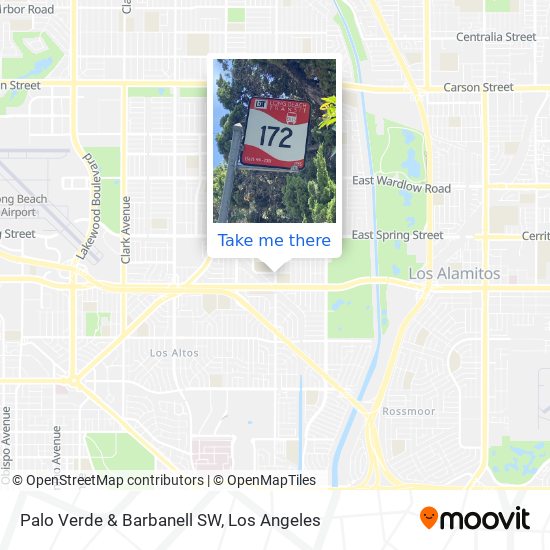 Palo Verde & Barbanell SW map