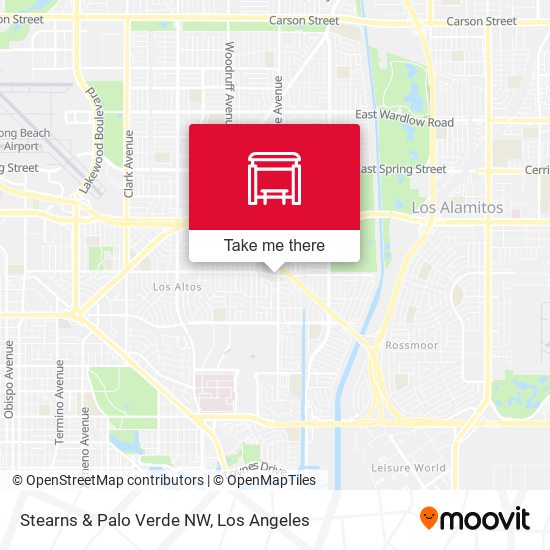 Stearns & Palo Verde NW map