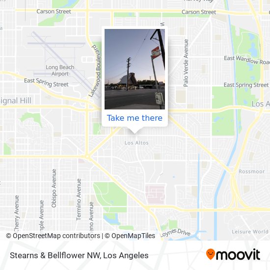 Mapa de Stearns & Bellflower NW