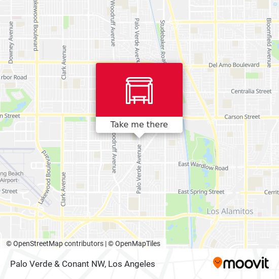 Palo Verde & Conant NW map