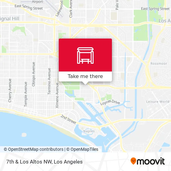 7th & Los Altos NW map