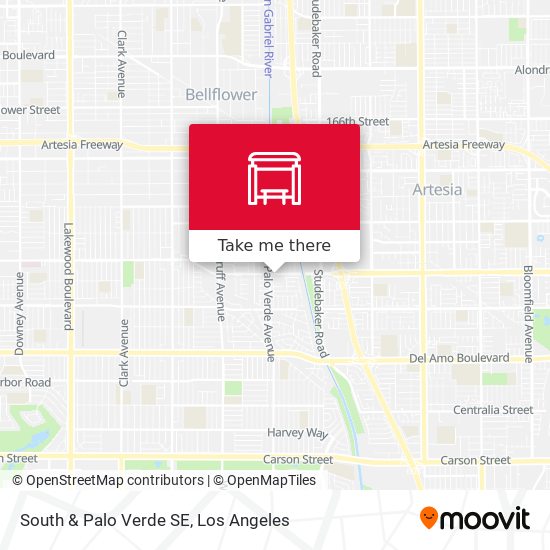 South & Palo Verde SE map