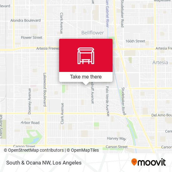 South & Ocana NW map