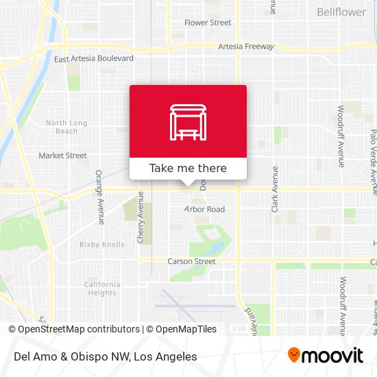 Mapa de Del Amo & Obispo NW